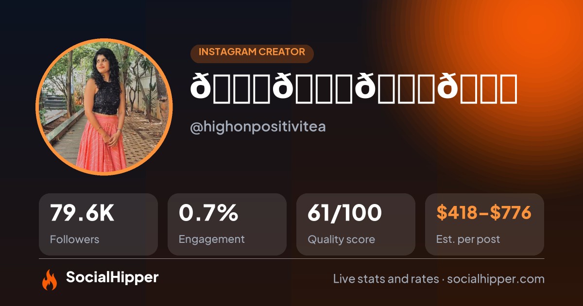 𝐒𝐎𝐍𝐀 Instagram stats on SocialHipper