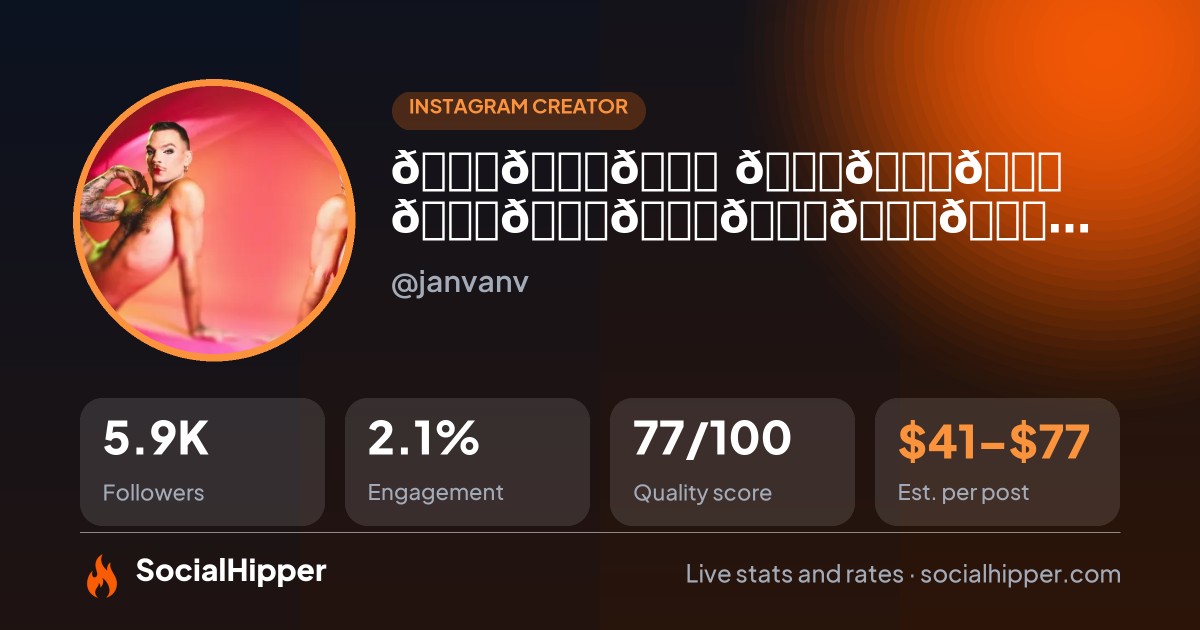 𝒋𝒂𝒏 𝒗𝒂𝒏 𝒗𝒊𝒂𝒏𝒆𝒏 | 𝒇𝒂𝒔𝒉𝒊𝒐𝒏 • 𝒃𝒆𝒂𝒖𝒕𝒚 • 𝒕𝒓𝒂𝒗𝒆𝒍 ♡🏳️‍🌈 Instagram stats on SocialHipper