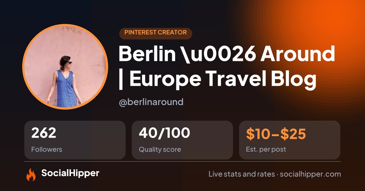 Berlin \u0026 Around | Europe Travel Blog Pinterest stats on SocialHipper