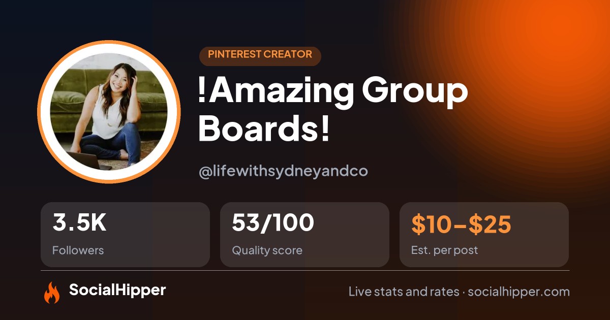 !Amazing Group Boards! Pinterest stats on SocialHipper