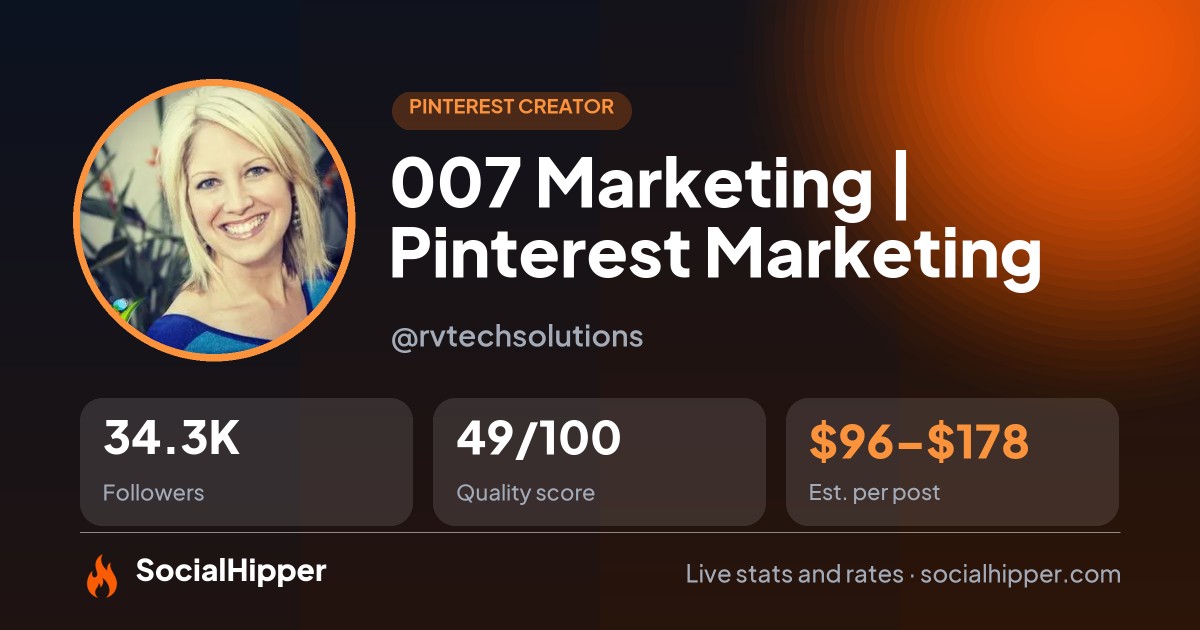 007 Marketing | Pinterest Marketing Pinterest stats on SocialHipper
